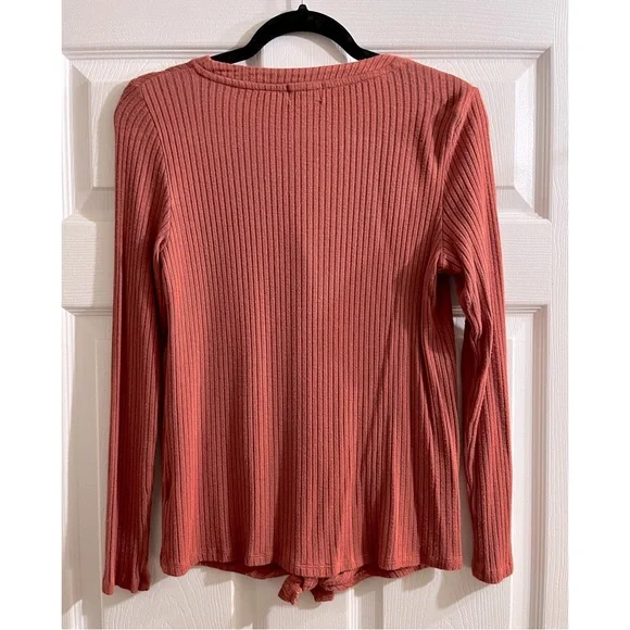 ❣️True Craft Knit Sweater Long Sleeve Coral Color Top Size X-Small (XS)❣️ - Picture 7 of 7